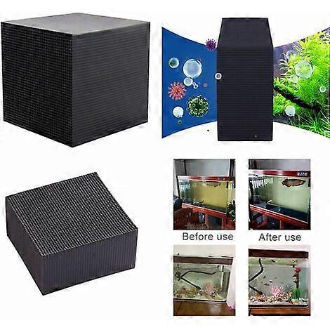 Aquarium filter water cube, activated carbon, 10 *10* 5 cm