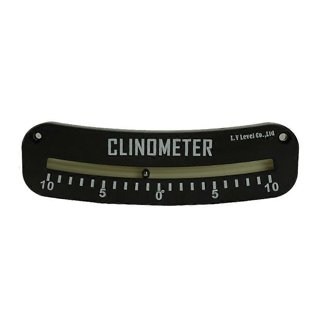Marine Grade Shatter-Proof 10 Inclinometer Angle Indicator
