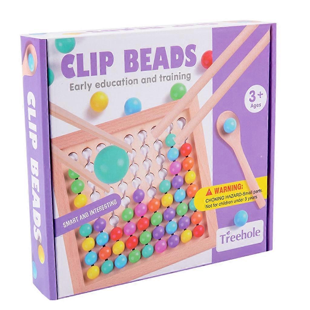 Elimination Bead Board Game Color Matching Sorting Learning Educational Toys