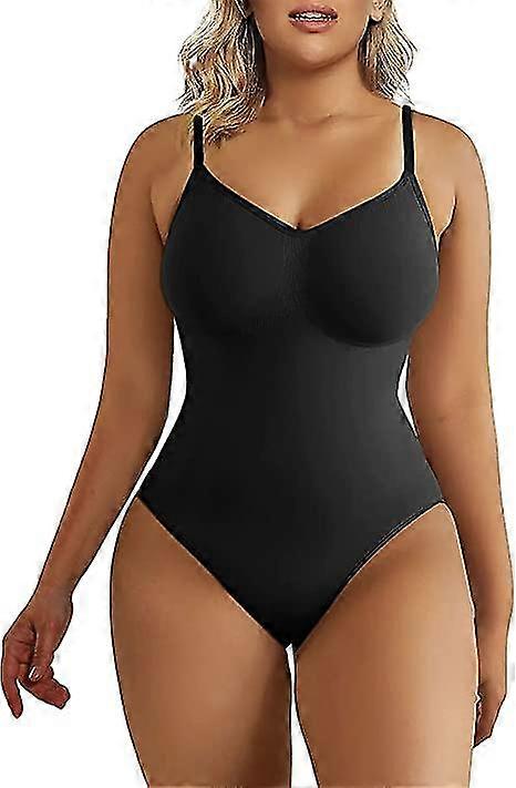 Ultra Comfy Body Shaper,,Women Sculpting Bodysuit Tummy Control Shapewear Seamless Body Shaper Thong Adjustable Straps , Botao