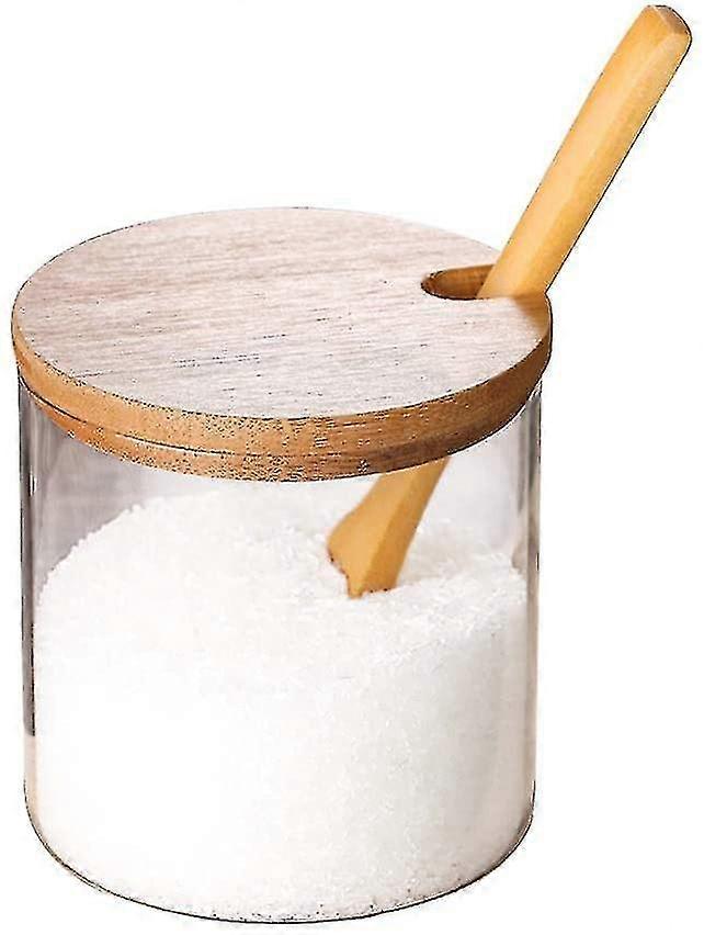Spice Jar Sugar Bowl With Lid And Spoon For Herbs And Spices-MXBC