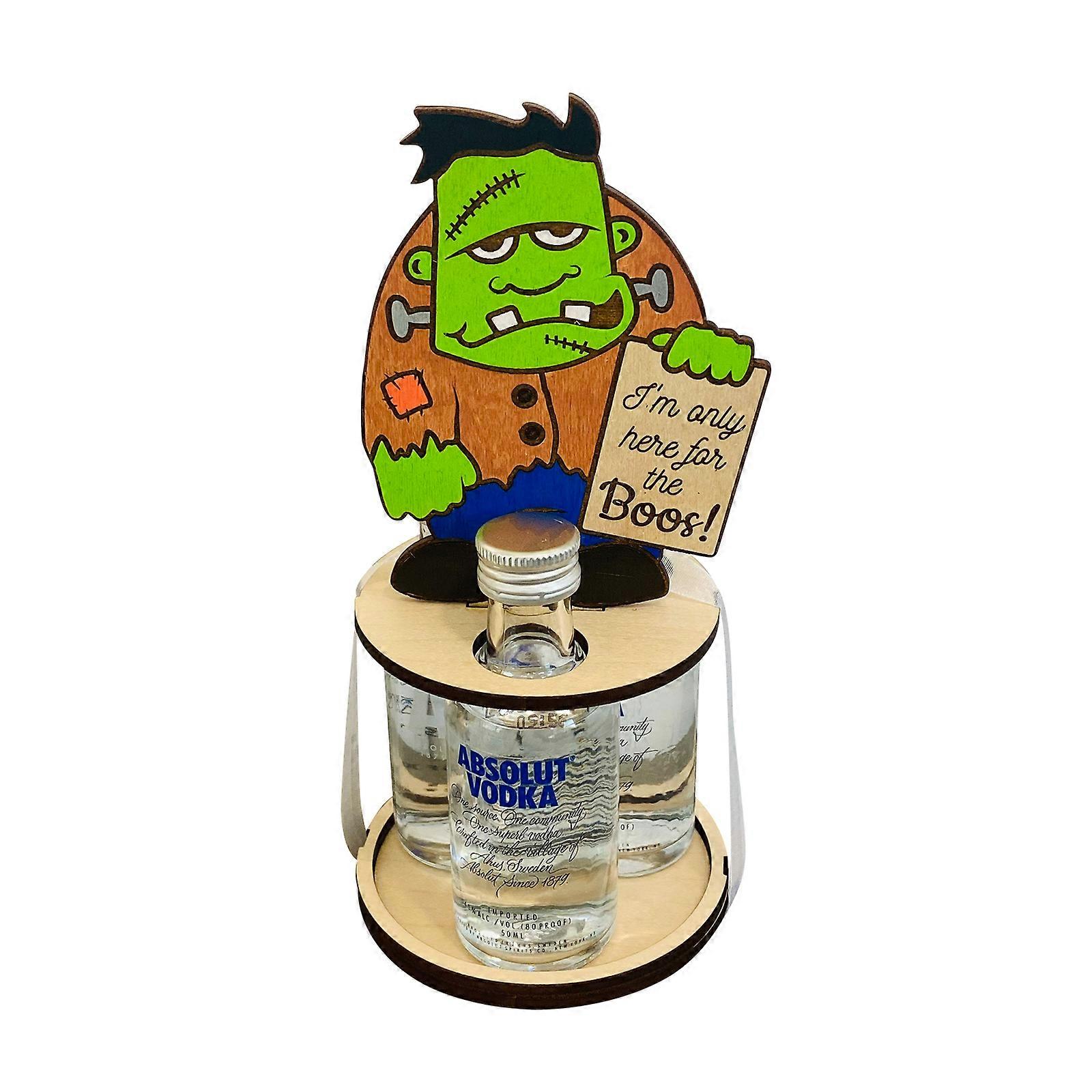 Mini drankfles display plank gesneden mini drankfles houder