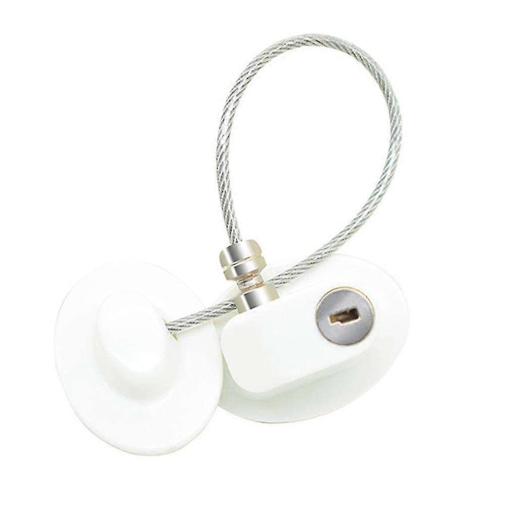 Window Cabinet Door Punch Free Protection Rustproof Refrigerator Lock Drawer