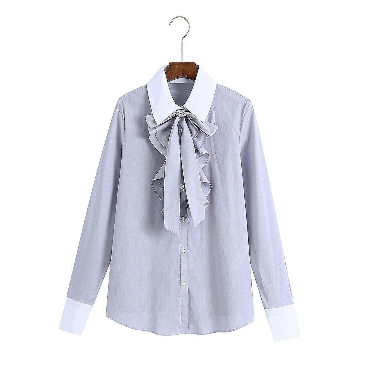 Damkläder långärmad Bowknot