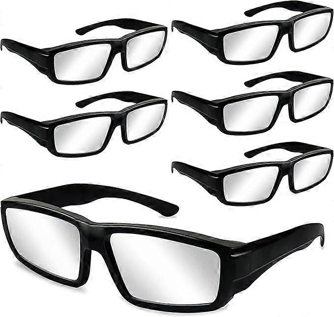 6 X Solar Eclipse Viewer Plastic Glasses ISO Certified Sun View Safe Shades