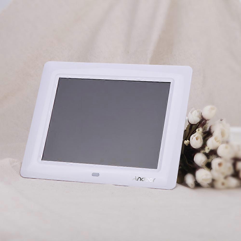 8'' HD TFT-LCD Digital Photo Frame Clock MP3 MP4 Movie Player with Remote Desktop