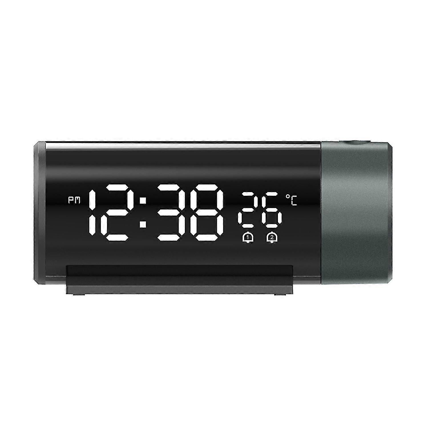 Projectiewekker met draaibaar projector LED-display