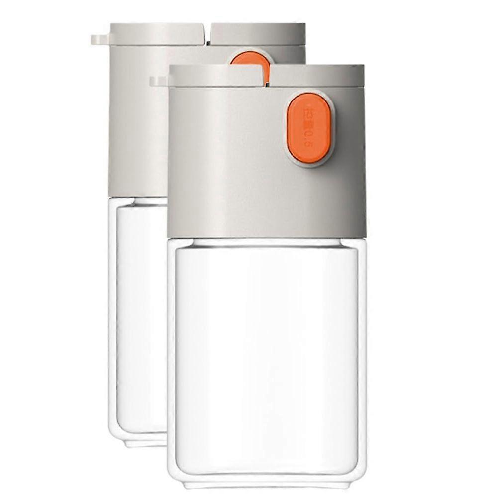 2PCS Salt & Pepper Shakers Salt Control & Seasoning Bottle Spice Jars Seasoning Shaker Containers G