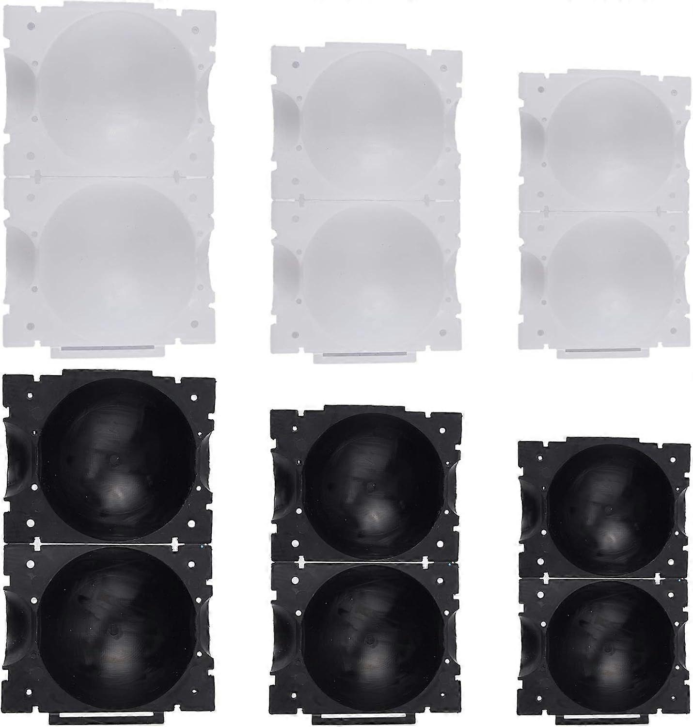 6 Pack Plant Rooting Device Reusable High-Pressure Propagation Ball Rooter Box for Fast Plant Reproduction Pod Black (2S+2M+2L)
