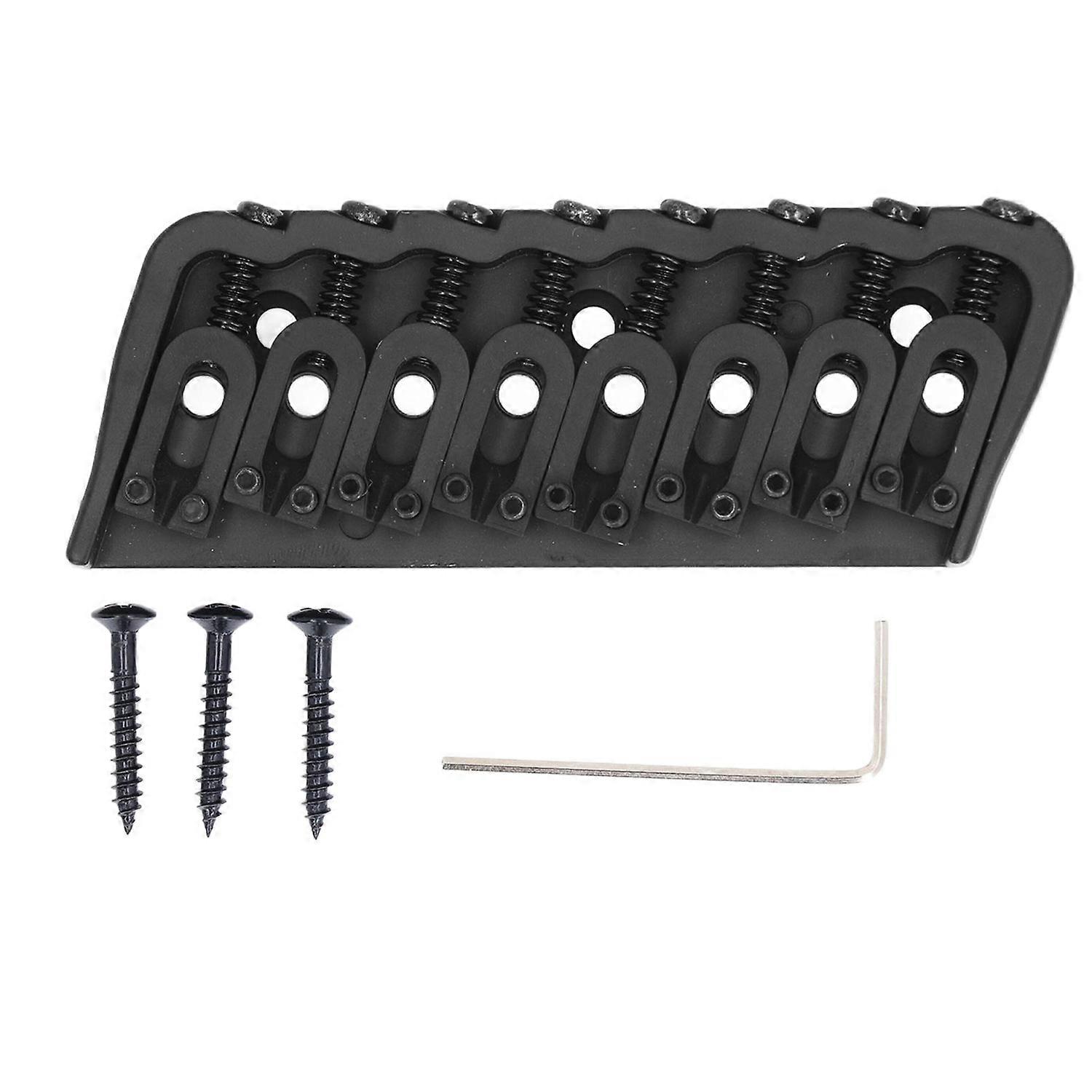 Guitar Fixed Bridge 8 String Metal Hand Polishing Electric Guitar Bridge Replacement 