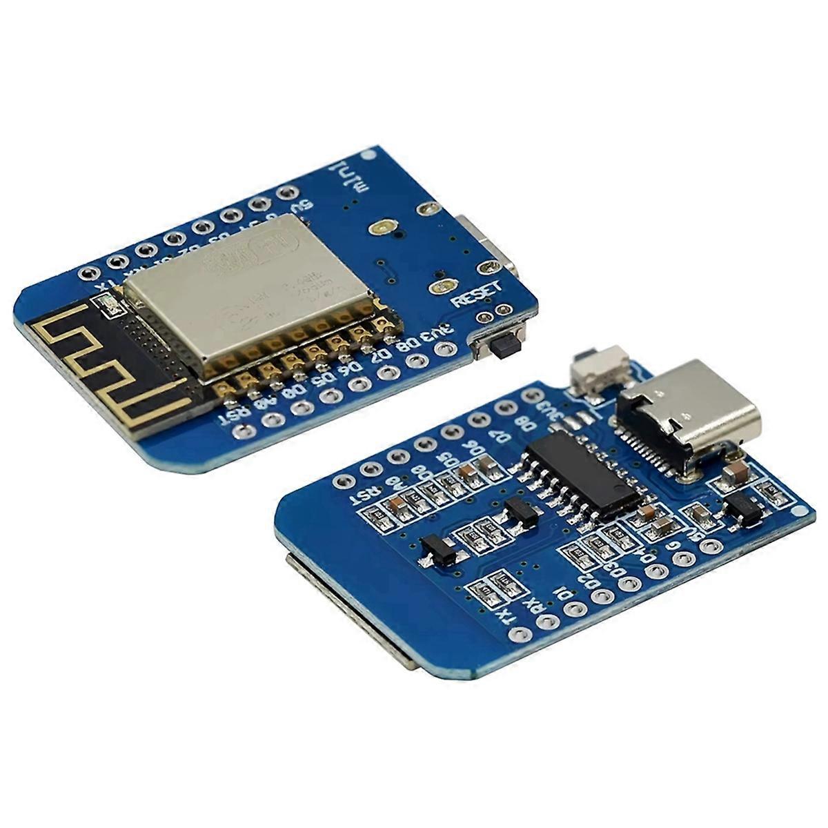 2 piezas ESP8266 ESP-12 CH340G CH340 V2 USB para WeMos Mini WIFI Placa de desarrollo Mini IoT TYPE-C