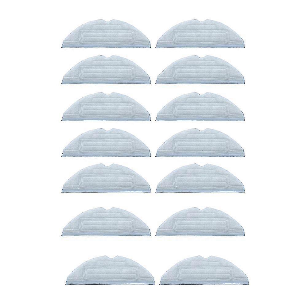14pcs Mop Cleaning Cloth For Roborock S7/t7 Plus Robot Vacuum Cleaner