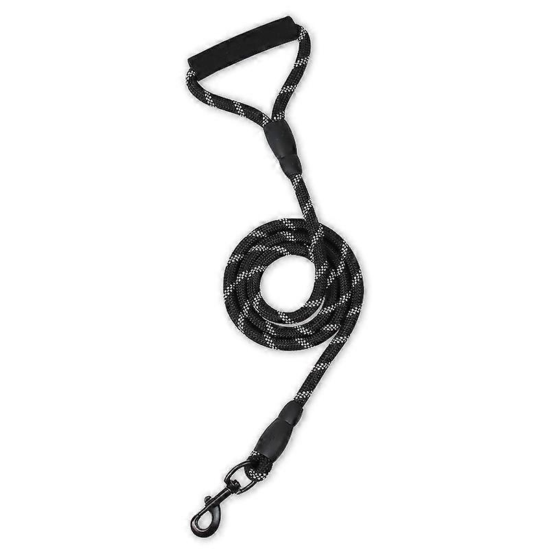 Pet Reflective Leash Medium & Large Dog Walking Supplies Black