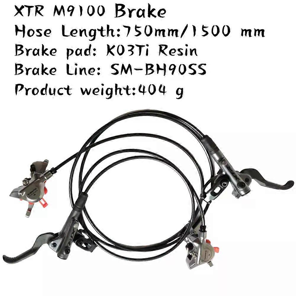 XTR Disc Brake 2-Pistons BR-M9100 + BL-M9100 | Set M9100 brake mtb disk brake Cross Country Marathon Tour All Mountain MAXP