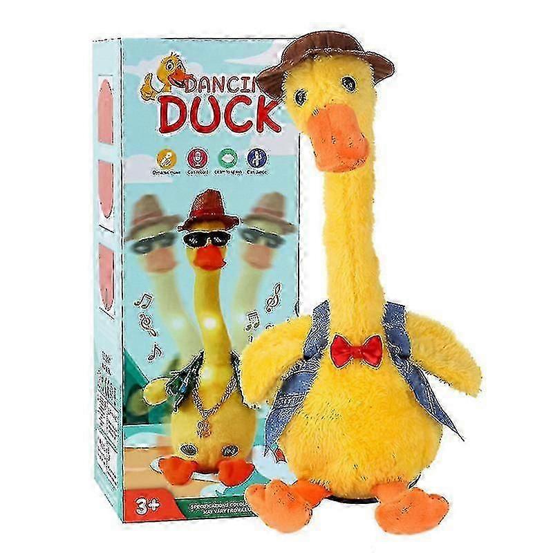 New Toys,dancing Duck, Talking Duck Toy,repeats What You Say Duck(upgraded Usb Charging)