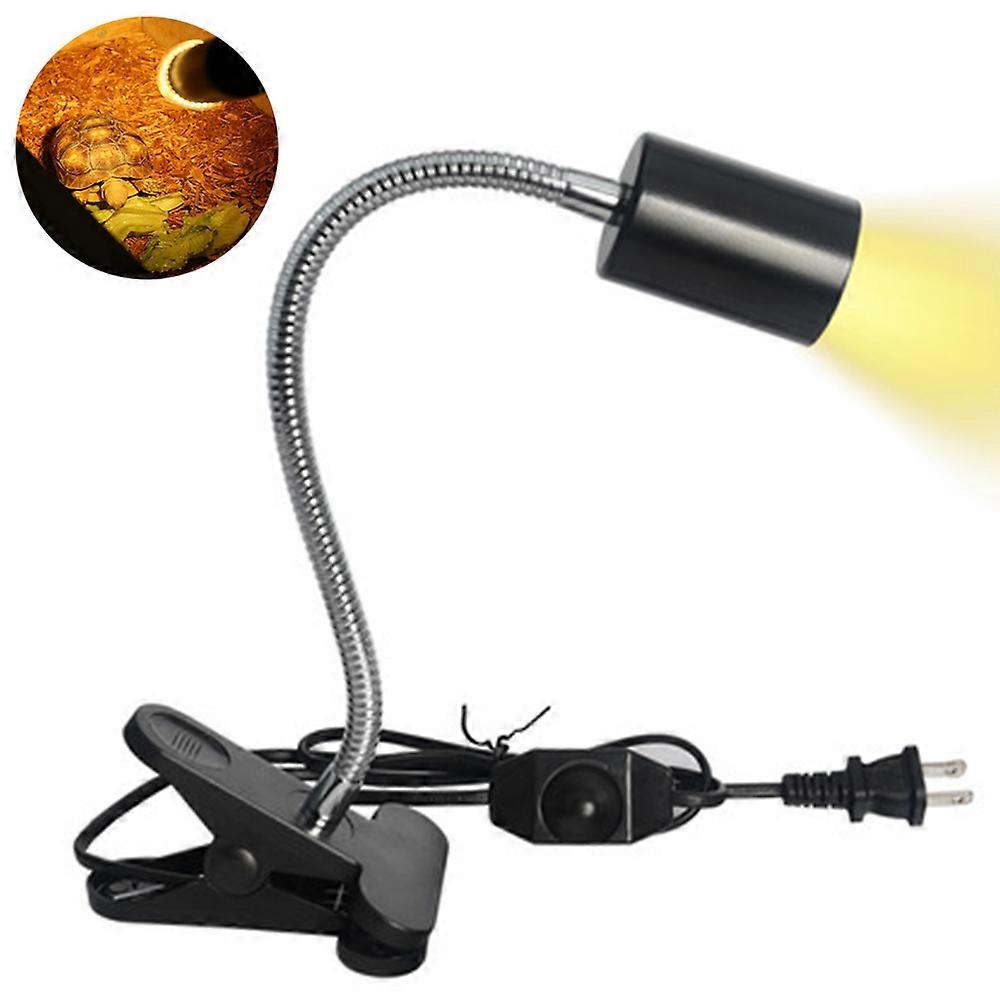 Heat Lamp for Reptiles Turtle,clamp Lamp Holder with Halogen Bulb,Heating lamp for Reptile and Amphibian Habitat Basking