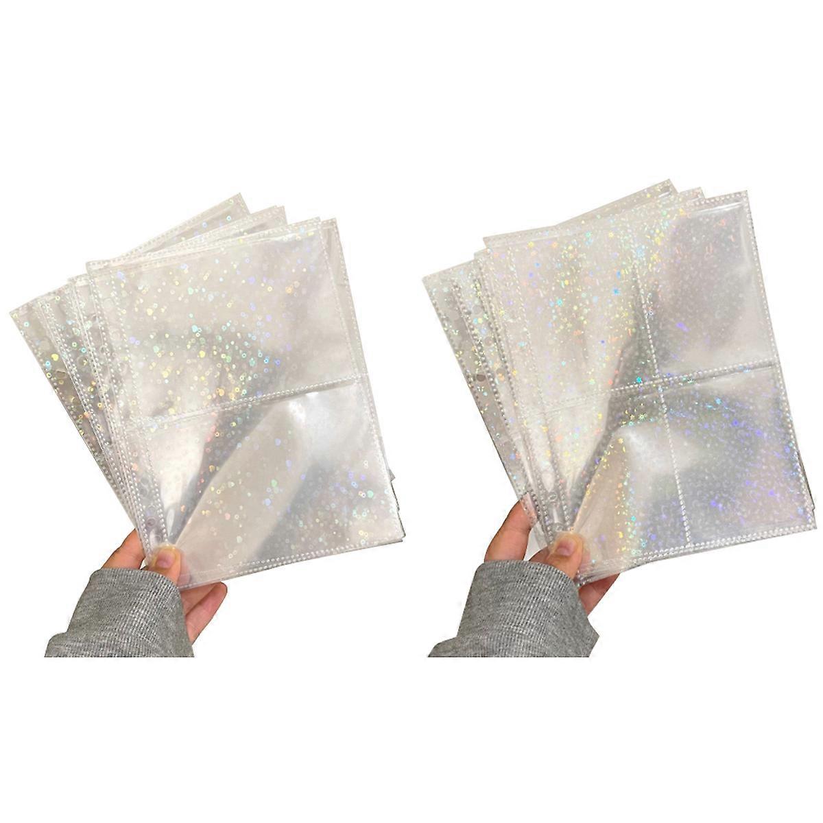 Mini Binder 3-Hole Refillable Journal Notebook Innner Daily Monthly Planner Refill Paper for 3-Hole Binder