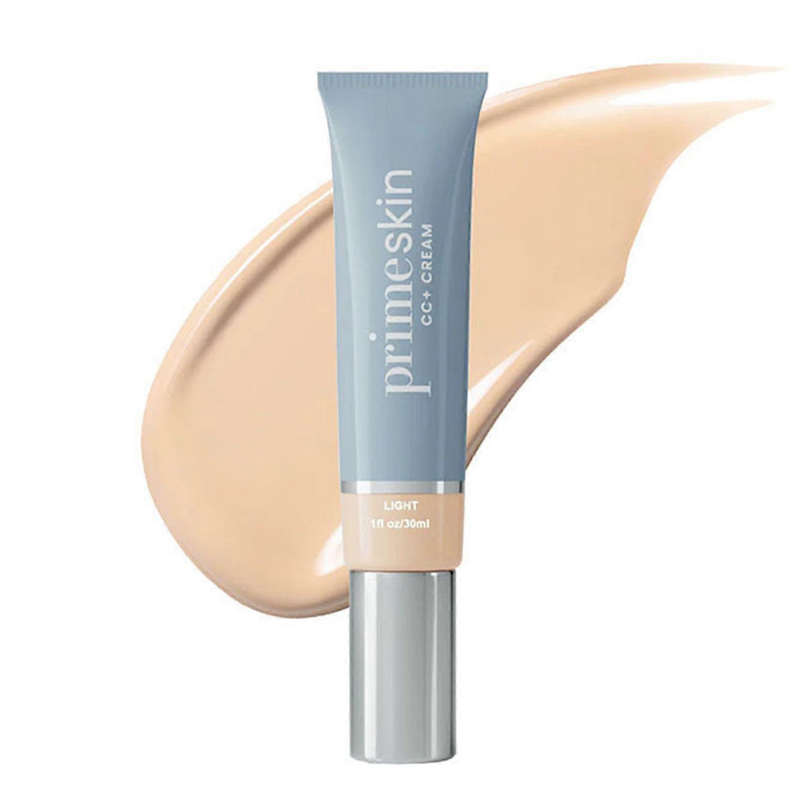 Primeskin CC Cream Lightweight Liquid Foundation Color Correcting Primer Cream for Flawless Full Coverage & Natural Finish
