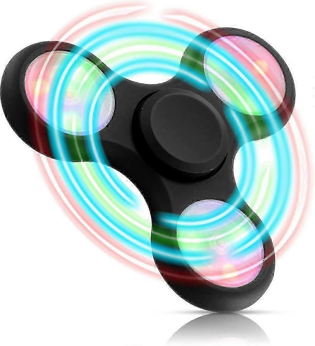 Fém LED világító Fidget Spinner - Party Favor bőséges fényshow-val - Szorongásoldó érzékszervi játékok gyerekeknek felnőttek-Yvan