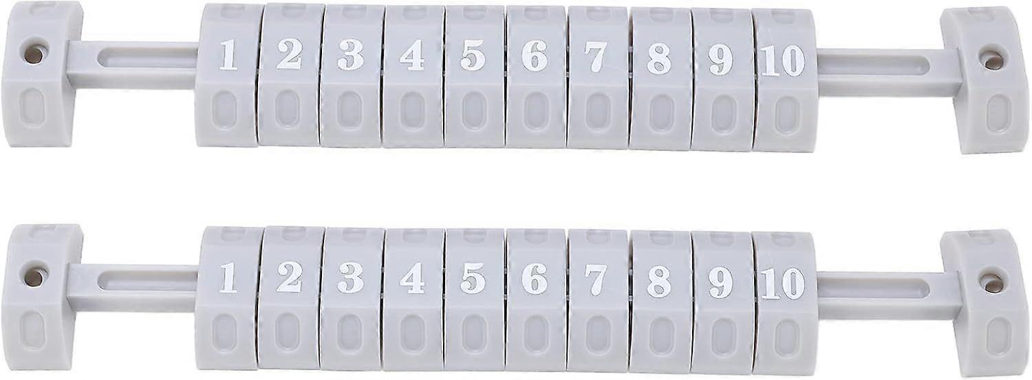 2pcs foosball score counter, foosball score counter 10 digit foosball score counter universal score counter for custom shuffleboard and air hockey tab
