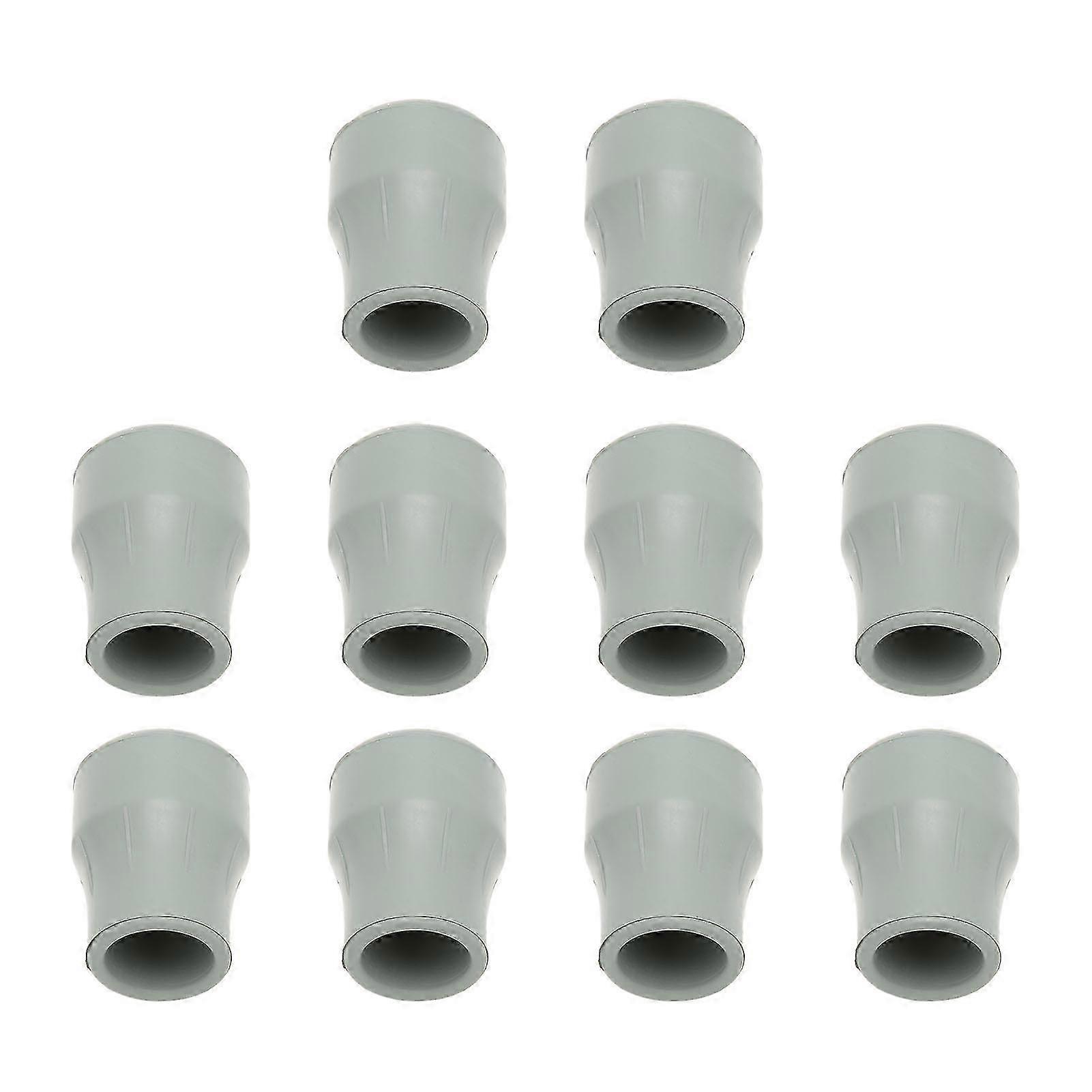 10PCS Rubber Buffer Crutch Tips Replacement Non Slip Cane Tip Protector 22mm Inner Diameter