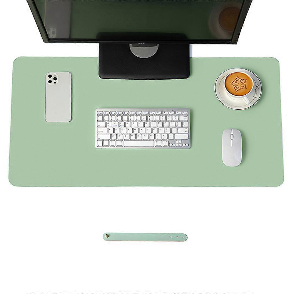Desk Blotter Protector, Waterproof & Non-Slip Desk Mat, Comfortable Surface for Mouse & Keyboard, Relieves Eye Fatigue, 80 x 40cm, Light Green