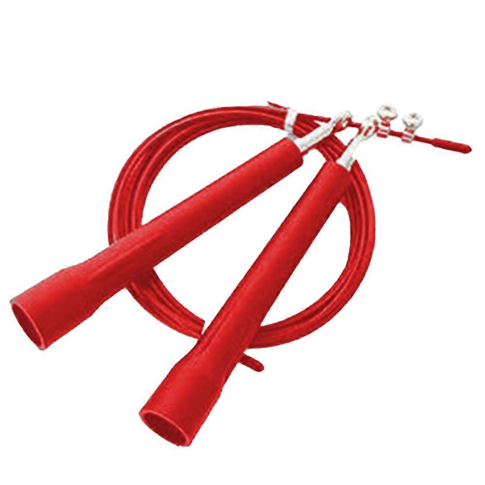 Ergonomic Design Handle Speed Jumprope, Lightweight Speed Versatile Use Nylon Handle Multi-Strand Stainless Steel Cable (9 Ft)