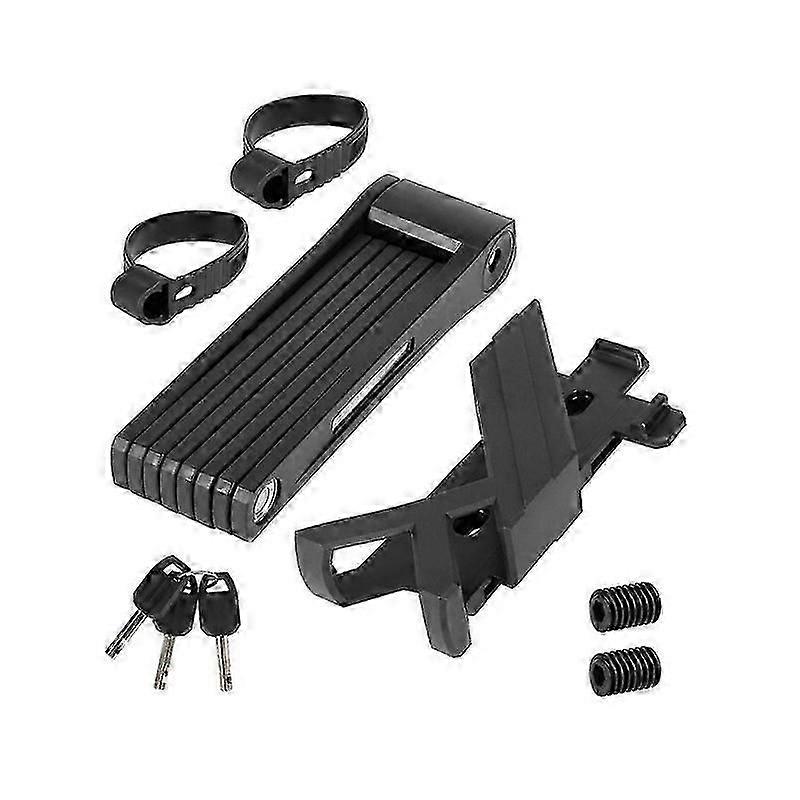 Bicycle Electric Scooter Electric Car Foldable Rectangular Anti-Theft Lock Chain Steel Durable Folding Lock