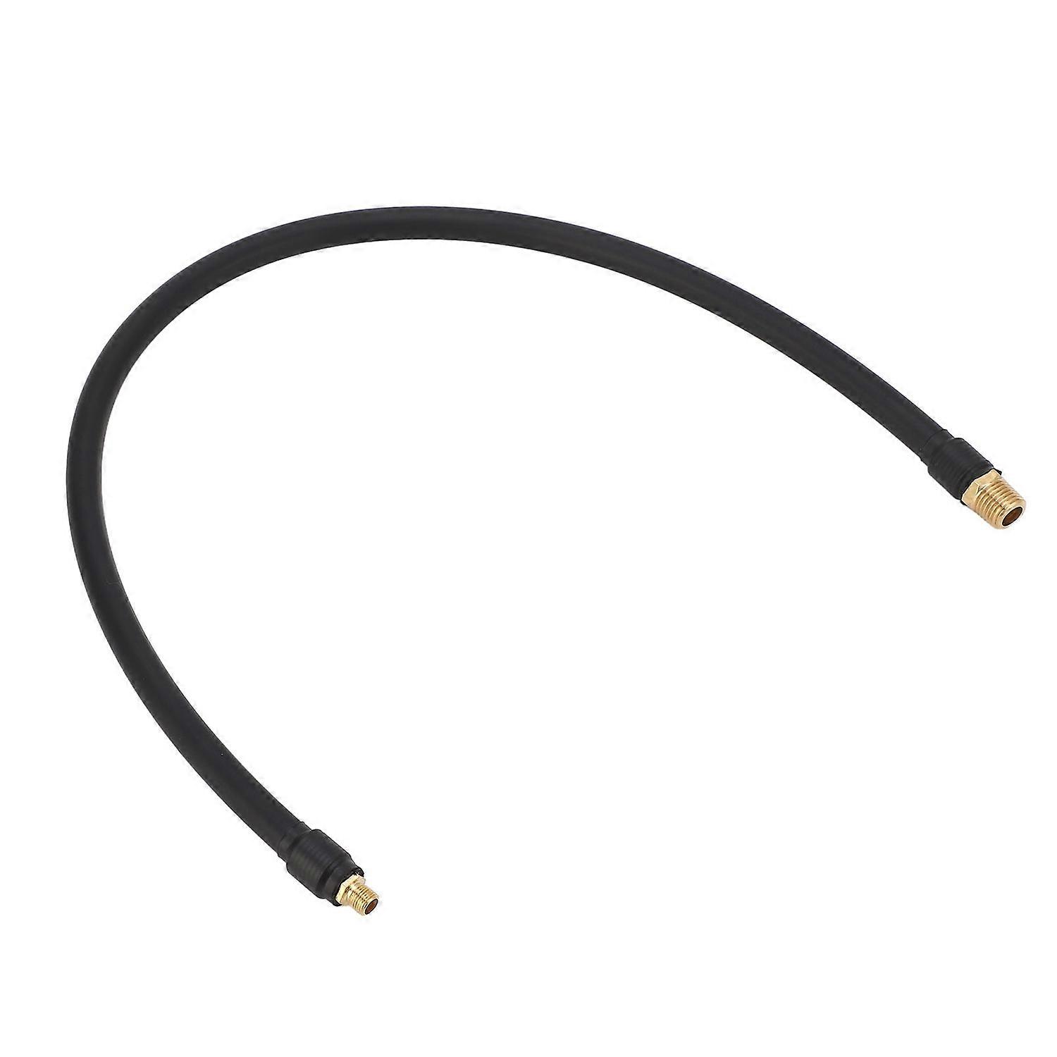 1/4in NPT Air Compressor Hose Rubber Double Head Air Pump Tire Inflation Inflator Connection Hose 9.