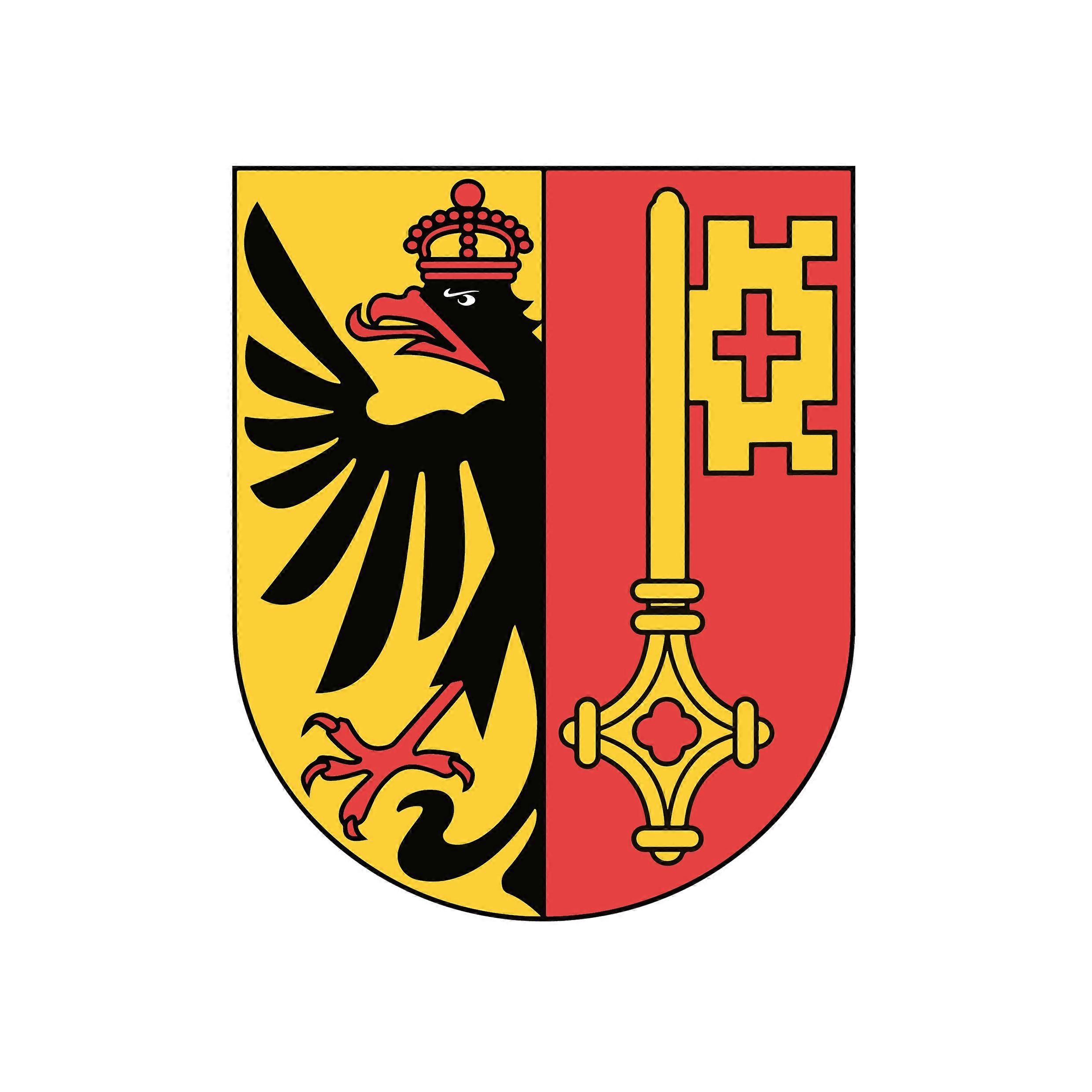 Iron-on patch Canton of Geneva