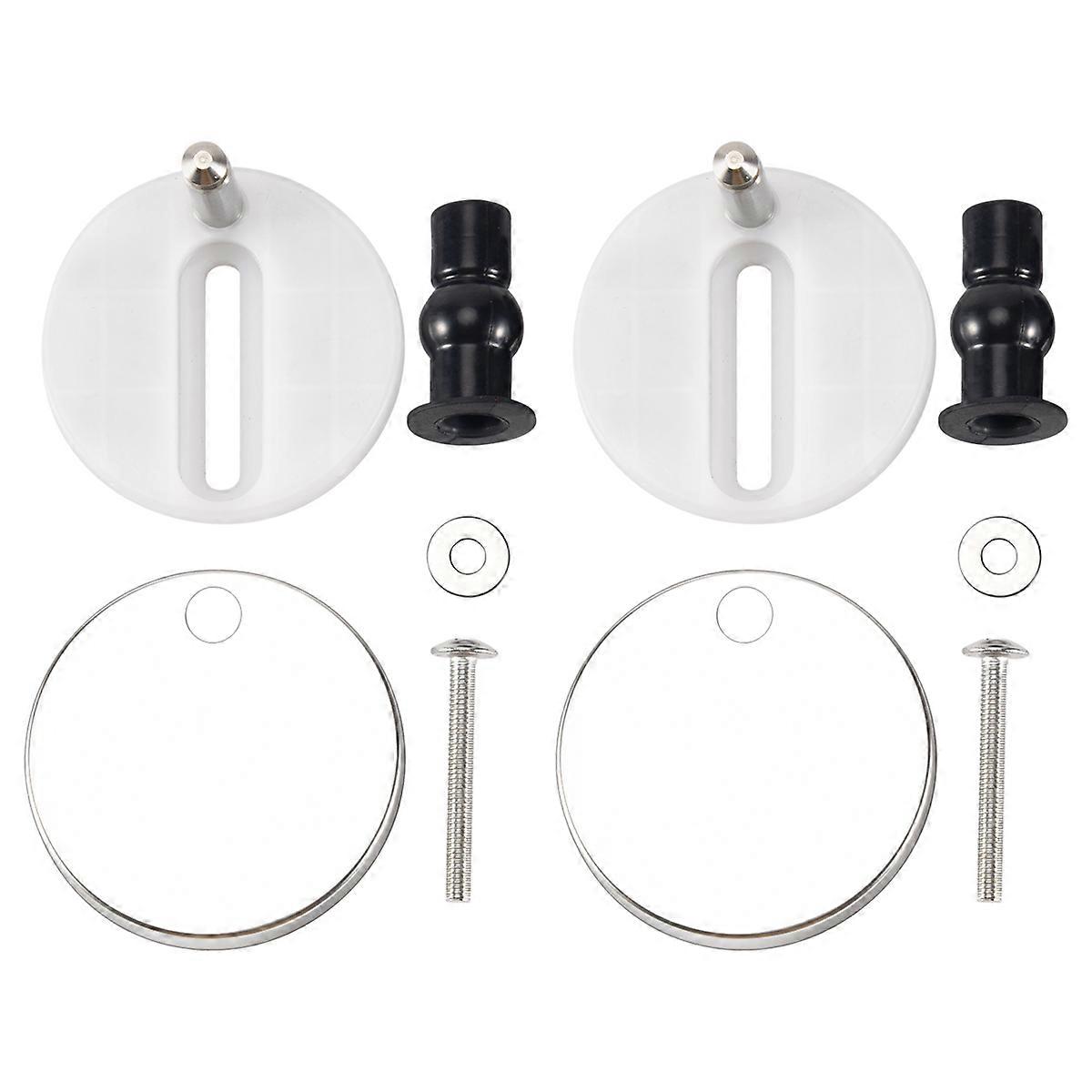 2pcs New Sets Toilet Seat Screws Top Fix Hinge Pack Repair Tool