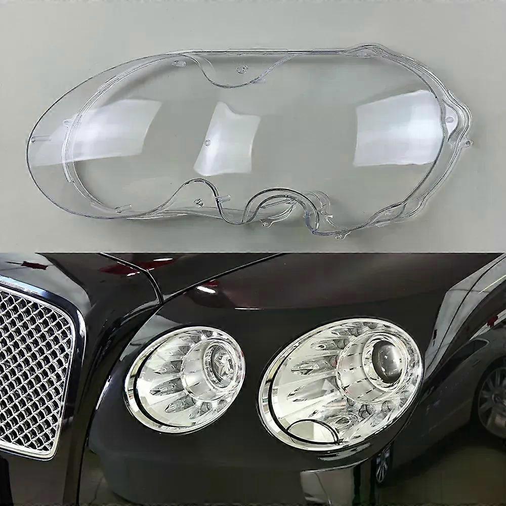 For Bentley Flying Spur 2013-2019 Headlamp Transparent Cover Headlight Shell Lampshade Plexiglass Replace Original Lens