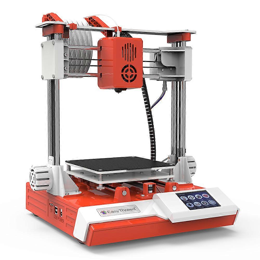 EasyThreed K6 3D Printer FDM Desktop Printing Machine 100x100x100mm/4x4x4inches Print Size Removable Platform with 2.4