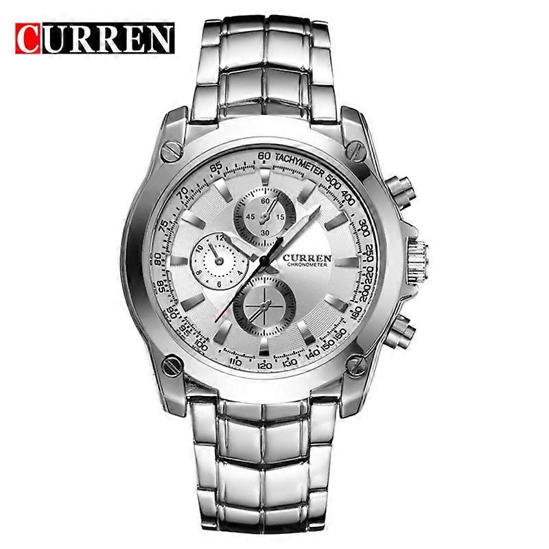Curren Men's Waterproof Watch with Luminous Dial - Accurate Quartz Movement