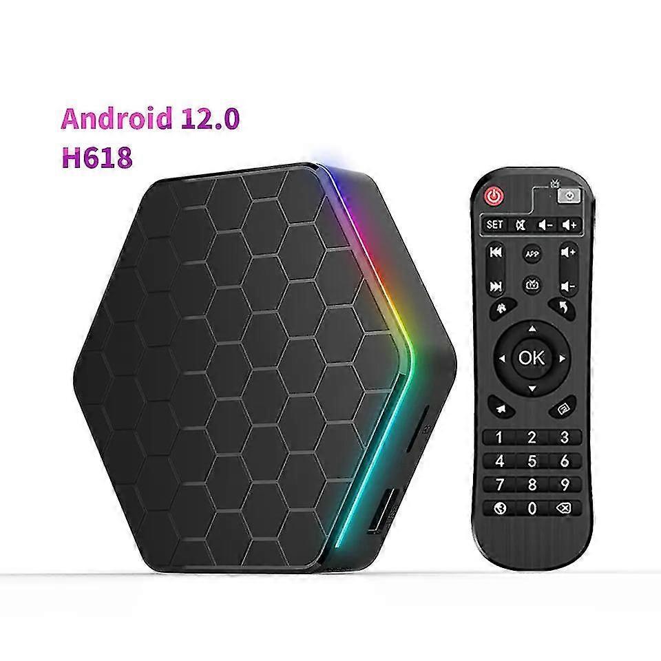 Android 12.0 TV BOX T95Z Plus Allwinner H618 4 Go 64 Go 2.4G & 5G Double Wifi6 Décodeur BT5.0 Tv Box 6K Lecteur multimédia
