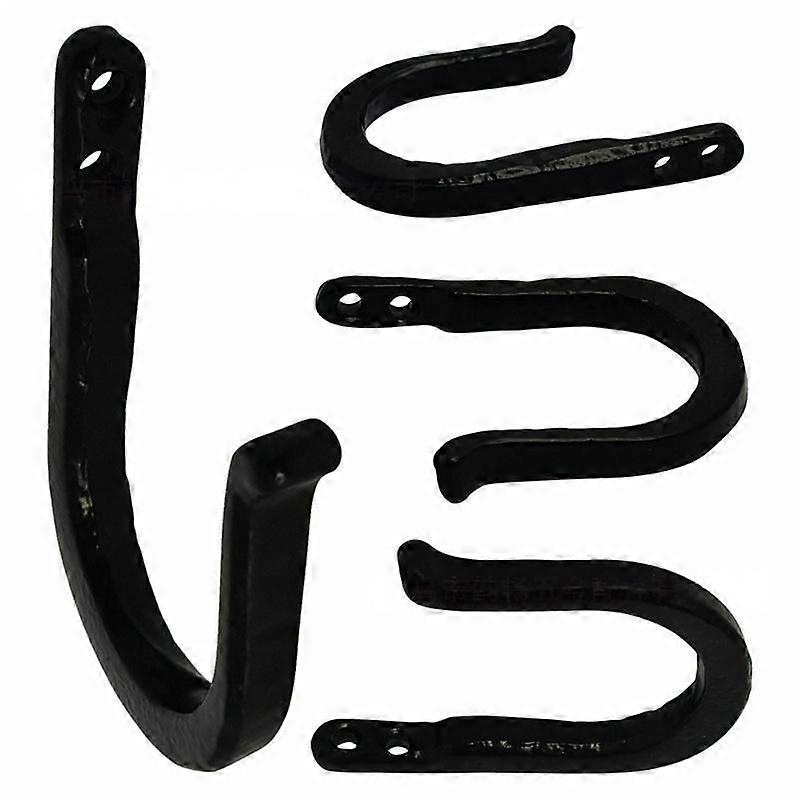 <a>Railroad Spike Cast Iron Hooks (10 Pack) Χειροποίητο Σιδηρουργείο, Επιτοίχιο