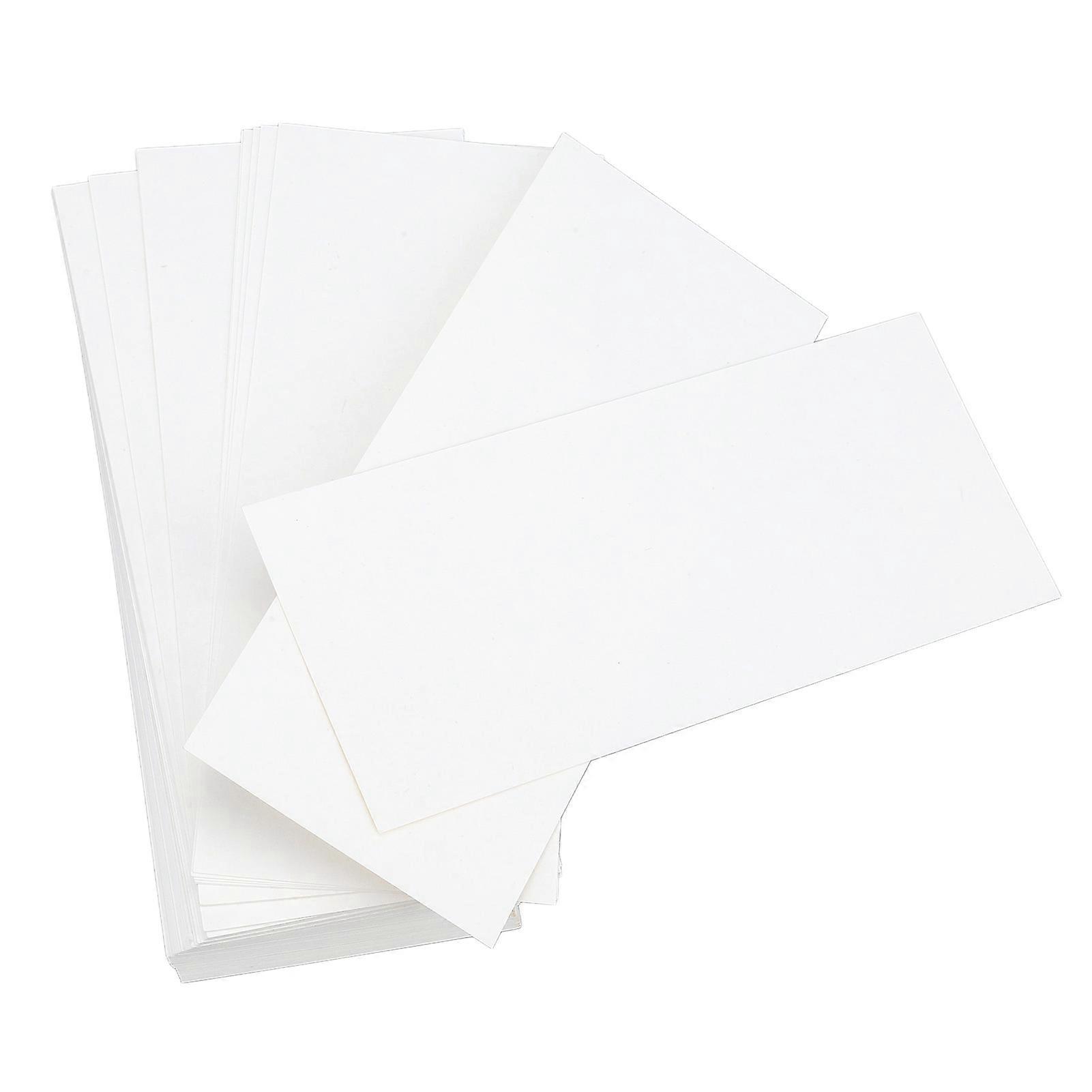 100Pcs White Multi Purpose Thick Lightweight DIY Cardboard Sheets for Painting Making Menus