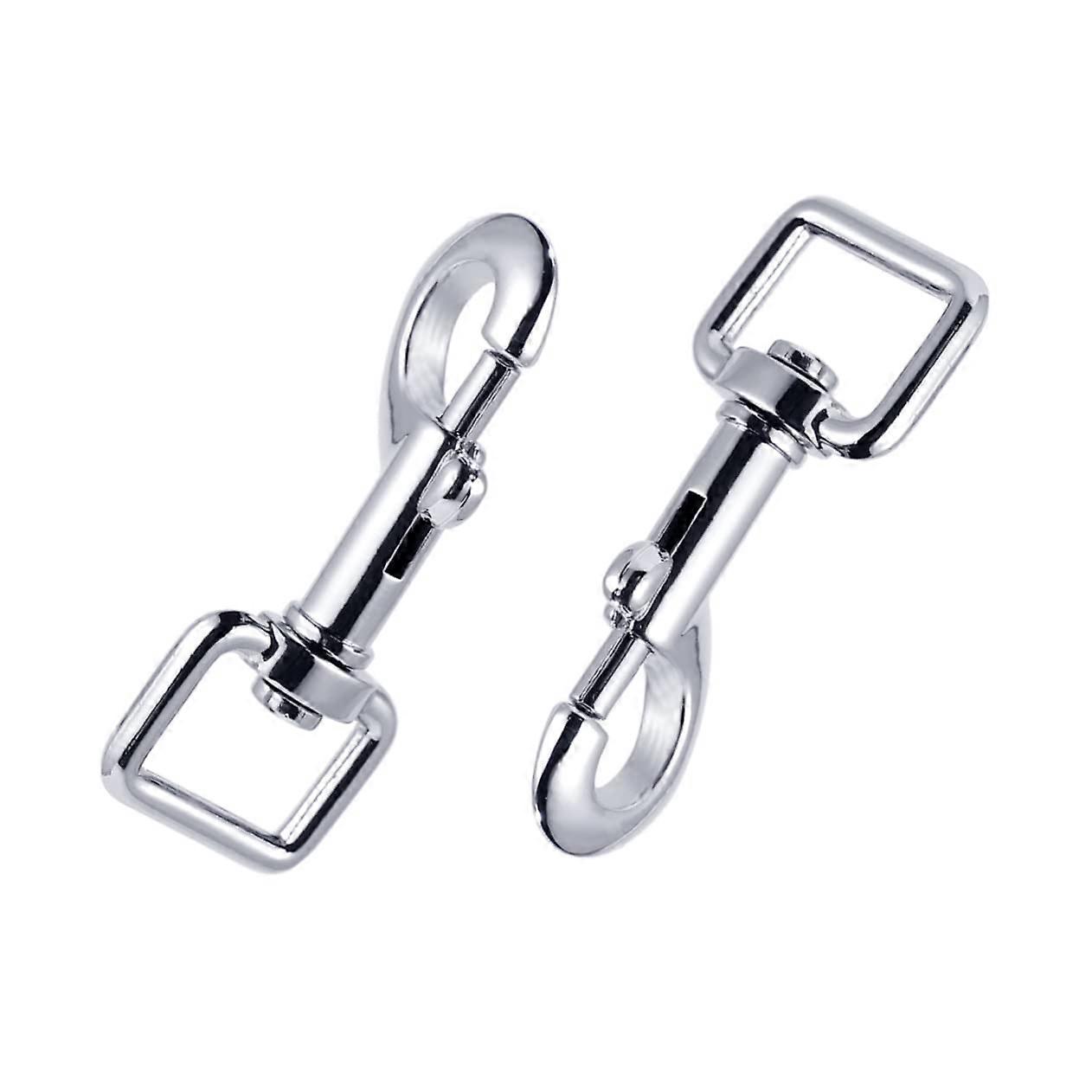 360-degree Rotation Pet Leash Hooks Single Ended Snap Clips Rotating Snaps Hook Random