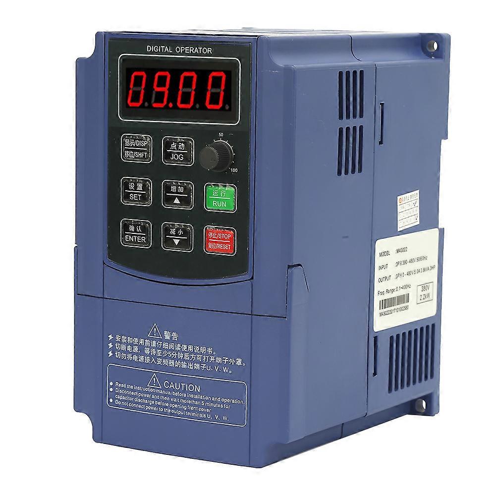 380V 2.2KW Three Phase Input Three Phase Output Frequency Converter VFD