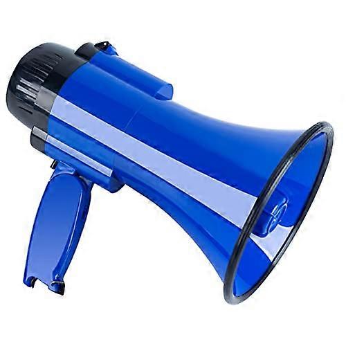 Megaphone Speaker Siren PA Bullhorn - Compact Battery-Operated 20 Watt Siren with 3 Sound Modes and Lightweight Design
