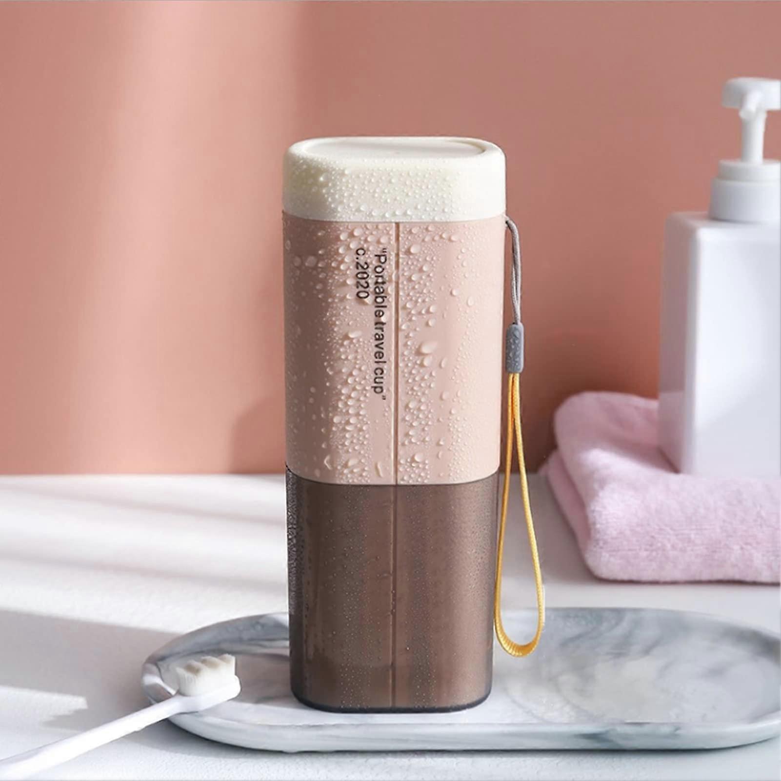 Travel Toothbrush Case Multifunctional Toothpaste Container For Travel And Business Trips Compact BPA-Free ABS Plastic