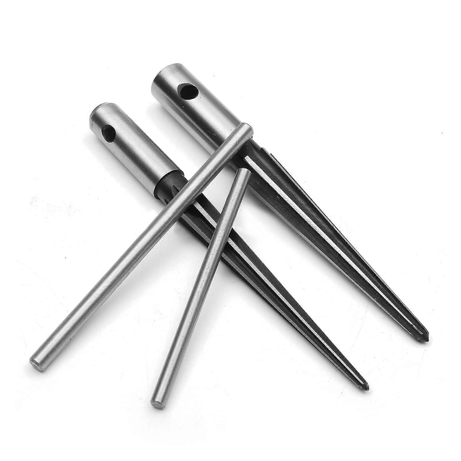 2PCS Handheld Tapered Reamer Set 1/8 to 1/2 Inches & 5/32 to 5/8 Inches Machinist Tools for Bridge Pin Holes