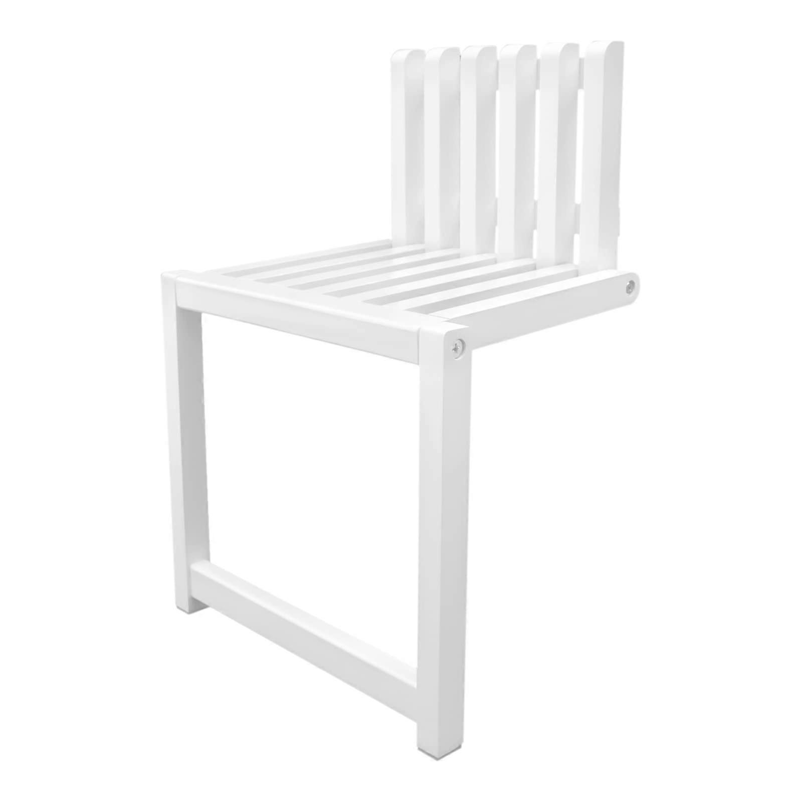 Foldable WallMounted Chair, 330.69 Bearing 90° Foldable 3CM Thickness Solid Wood Invisible ShoeChanging Stool