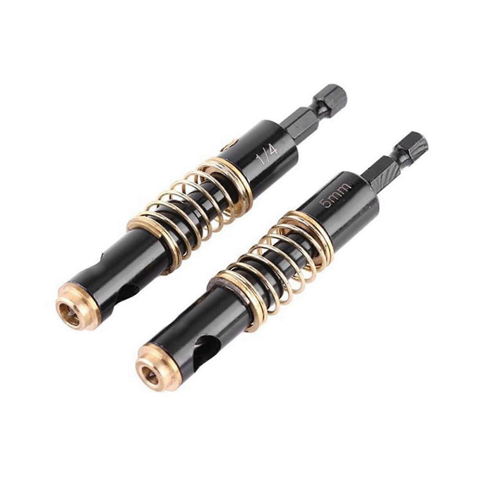 HSS4241 Hex Shank Self Centering Door Lock Hinge Drill Bit Tool 5mm 1/4 Inch for Precision Hinge Installation