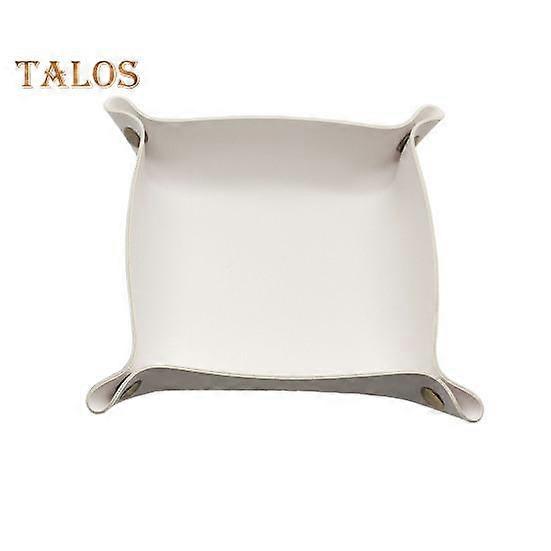 Multifunctional Storage Tray Foldable Design Solid Color Coaster Coffee Cups Mat Decorative Jewelry Storage Organizer