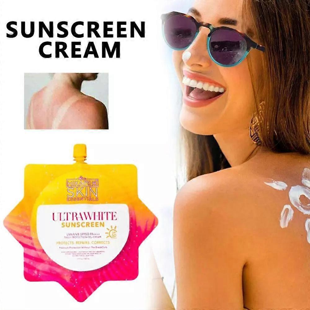 50ml Hikari Skin Essentials UltraWhite Sunscreen Gel-Cream SPF 50 UVA/UVB