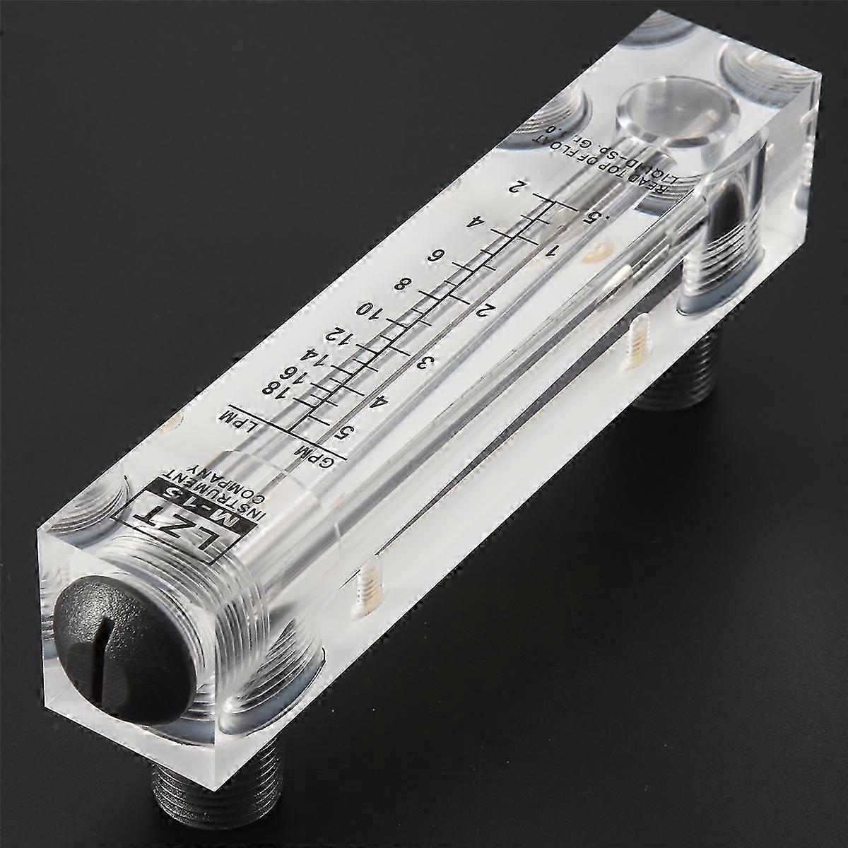 0.5-5 GPM 2-18 LPM Water Flow Panel Mount Type Flowmeter