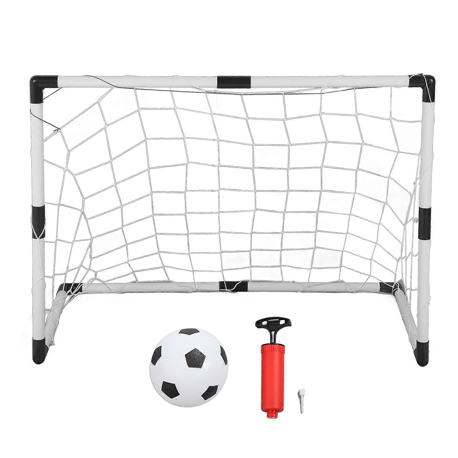 Foldable Kids Soccer Gate Portable Safety Multi Functional Soccer Practicing Net Gate for Outdoor