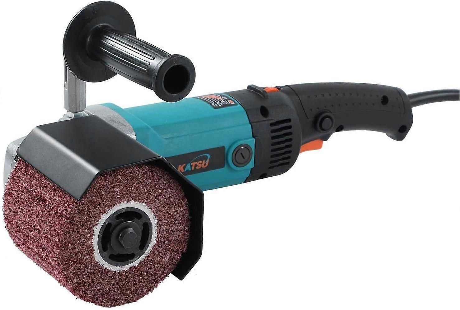 Electric Drum Sander, 1250W 230V Variable Speed Burnisher Polisher Burnishing Drawing Machine 100093