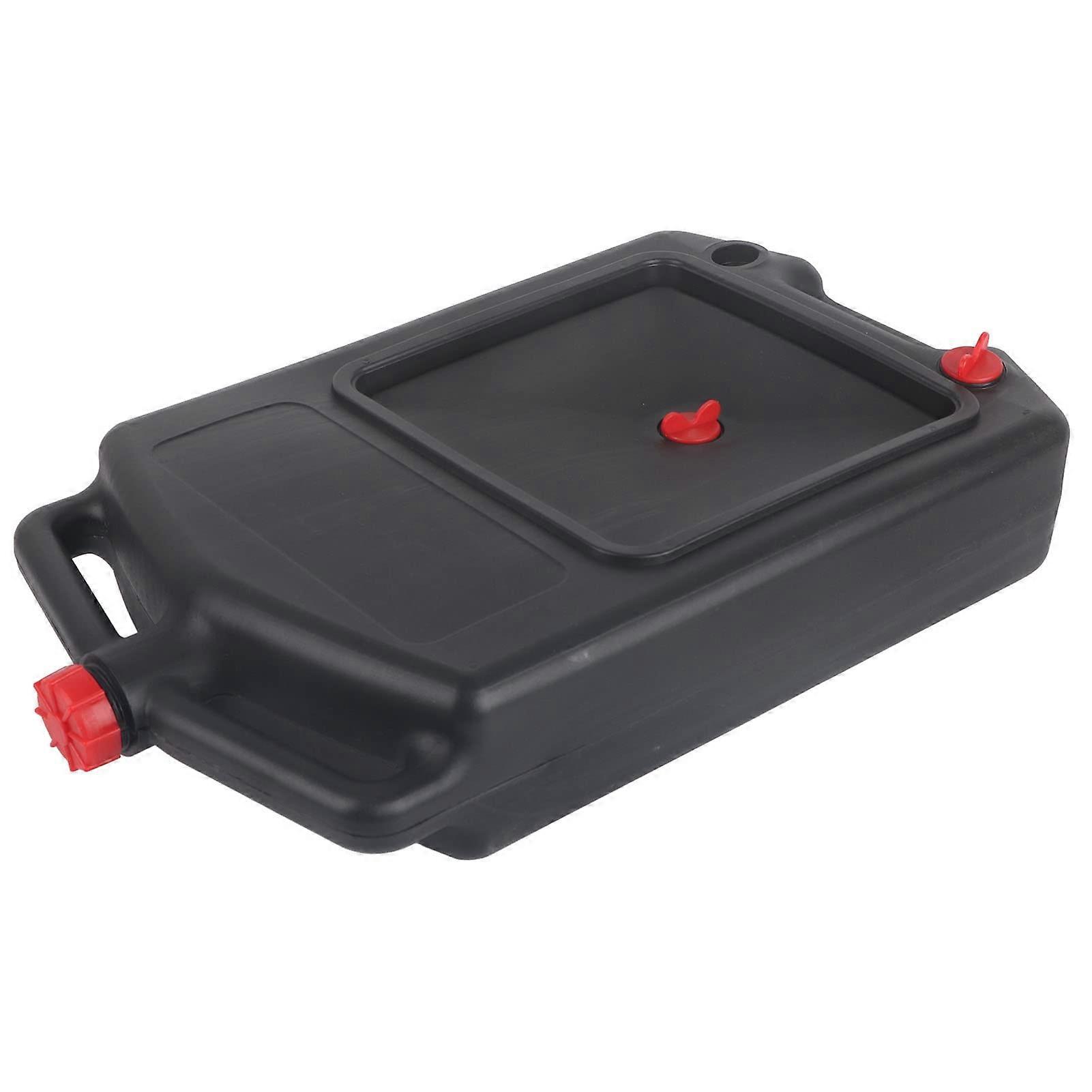 8L Capacity Oil Drain Tray, Leak Proof Design for Car and Motorcycle Maintenance, Universal Fitment with M14x1.5/1.25 and M12x1.5/1.25 Thread Studs